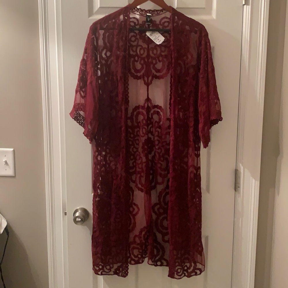 Lace Cardigan, New with tags